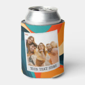 独自のレトロフォトクーラーボックスの作成 缶クーラー (缶正面)