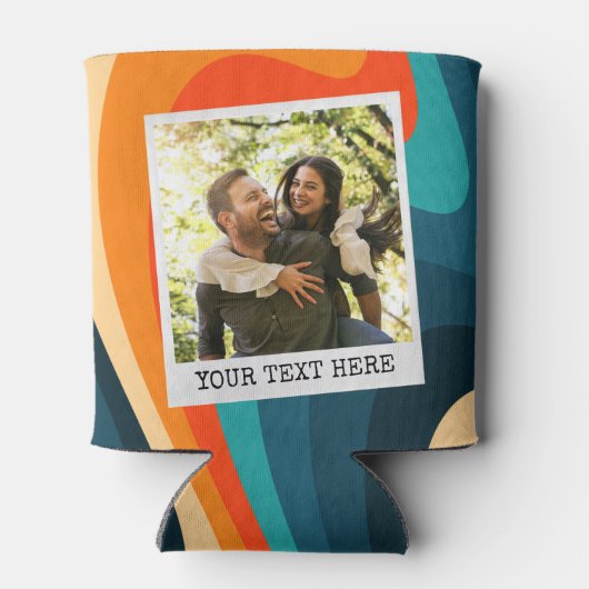 独自のレトロフォトクーラーボックスの作成 缶クーラー (裏面)