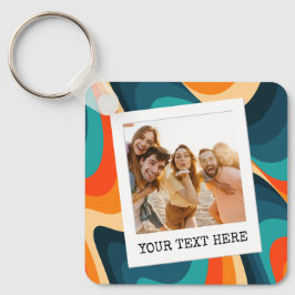 独自のレトロ写真の作成 キーホルダー