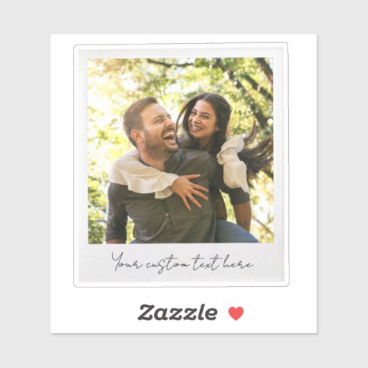 独自のレトロ写真カスタムの作成 シール (シート)