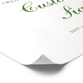 独自のレモンをテーマにしたテーブルトップサインを作成 ポスター (角)