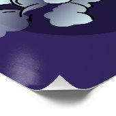 独自のロケット船を作成する紫 ポスター (コーナー)