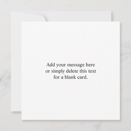 独自のロゴとカスタマイズ可能な循環文字 ノートカード (裏面)