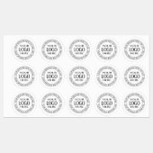 独自のロゴとカスタマイズ可能な循環文字 ラベル (シート)