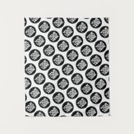 独自のロゴのビ企業のジネスパターンの作成 タペストリー