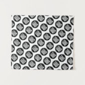 独自のロゴのビ企業のジネスパターンの作成 タペストリー (正面(横))