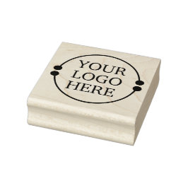 独自のロゴの名刺を追加する ラバースタンプ