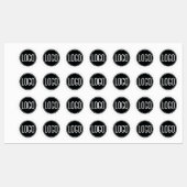 独自のロゴの服を作成する ラベル (シート)