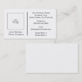 独自のロゴまたはイメージを追加する 名刺 (正面/裏面)