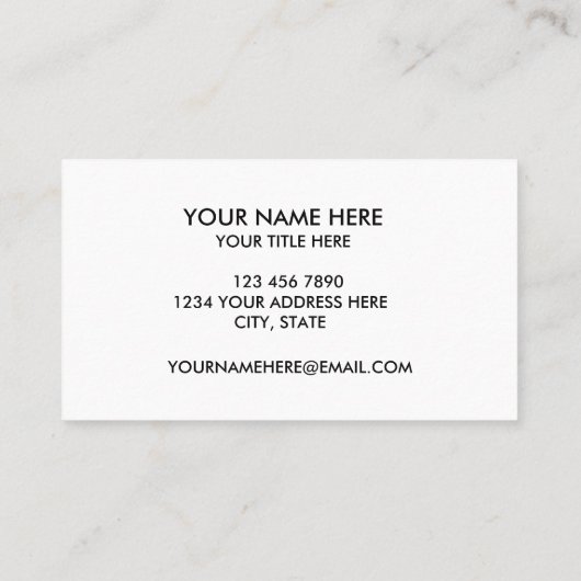 独自のロゴをカスタム作企業の成 名刺 (裏面)