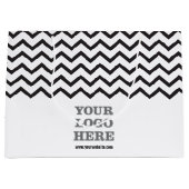 独自のロゴを作成する ラージペーパーバッグ (正面)