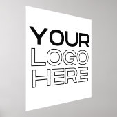 独自のロゴを作成する 箔ポスター (レイダウン)