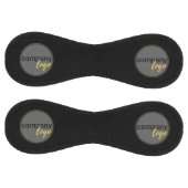 独自のロゴを作成ビジネスマーケティングプロモーションブラック ソフトボール (パネル)