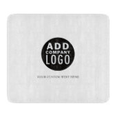 独自のロゴを追加するカスタム文字 | カッティングボード (正面)