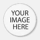 独自のロゴを追加するビジネスプロモーションマグネット マグネット (正面)