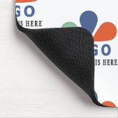 独自のロゴを追加する。装飾用クッション マウスパッド (コーナー)