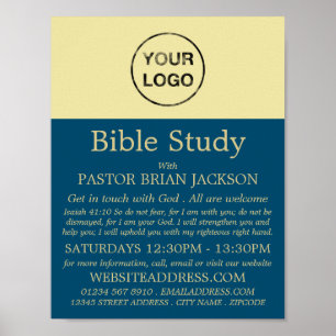 独自のロゴを追加, Christian Bible Class Advert ポスター