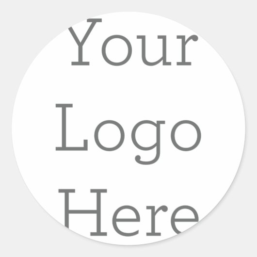 独自のロゴシールを作成する ラウンドシール (正面)