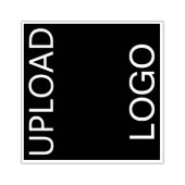 独自のロゴスタンプを作成するロゴのアップロードビジネス ラバースタンプ (インプリント)