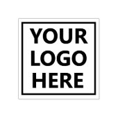 独自のロゴスタンプを作成するロゴをここに1画像 ラバースタンプ (インプリント)