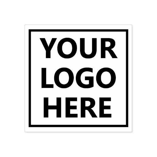 独自のロゴスタンプを作成するロゴをここに1画像 ラバースタンプ (インプリント)