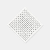 独自のロゴパターンカスタムビジネスパーティーを作成する スタンダードカクテルナプキン (角)