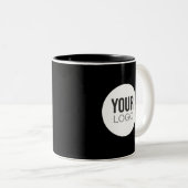 独自のロゴマカスタムグを作成 ツートーンマグカップ (正面右)