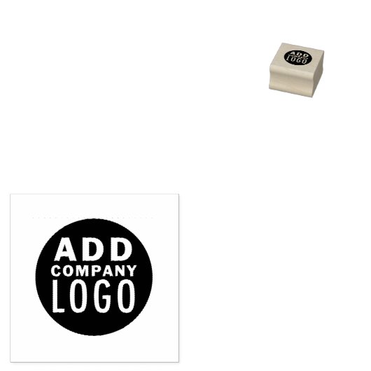 独自のロゴ会社を追加する |カスタム ラバースタンプ (押印)