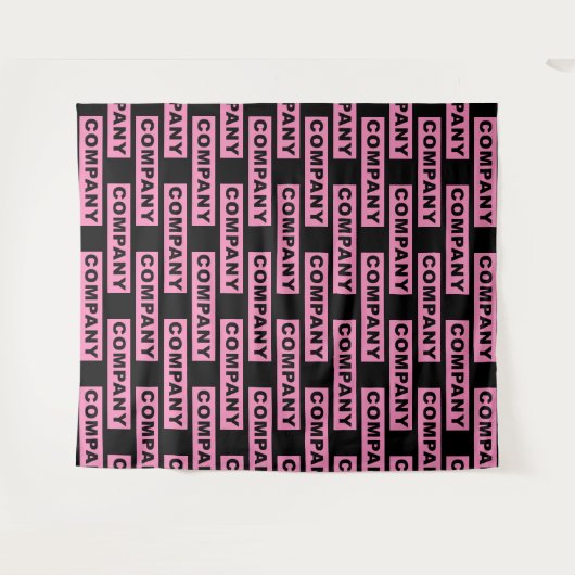 独自のロゴ会社タペストリーの作成 タペストリー (正面(横))