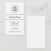 独自のロゴ名刺を作成する 名刺 (正面/裏面)