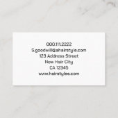 独自のロゴ名刺を作成する |濃い紫 名刺 (裏面)