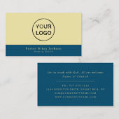 独自のロゴ、キリスト教、宗教を追加 名刺 (正面/裏面)