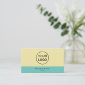 独自のロゴ、ヒンズー教、宗教を追加 名刺 (スタンド正面)