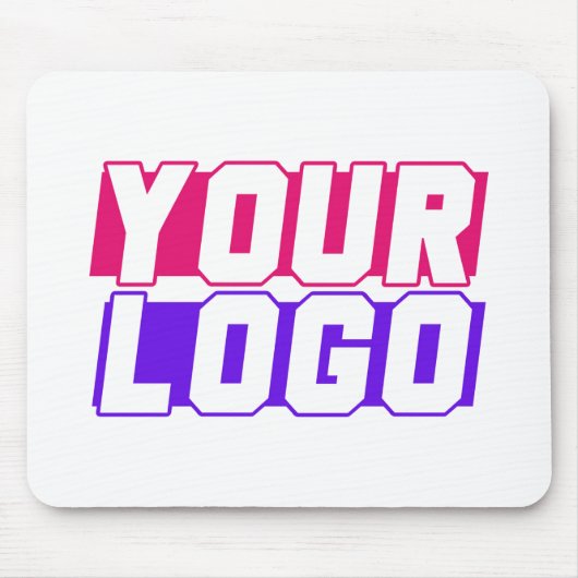 独自のロゴ マウスパッド (正面)