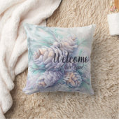 独自のロマンチックな紫の羽毛色を作成 クッション (ブランケット)