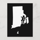 独自のロードアイランドの発表の作成 ポストカード (正面)