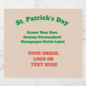 独自のワインカスタムをパーソナライズされた作きらめく成 スパークリングワインラベル (シングルラベル)