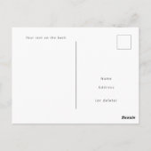 独自のヴァンライフ写真ポストカードを作成 ポストカード (裏面)