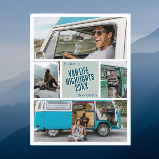 独自のヴァンライフ写真ポストカードを作成 ポストカード