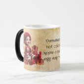 独自のヴィンテージすてきクリスマス格言の作成 モーフィングマグカップ (正面左)