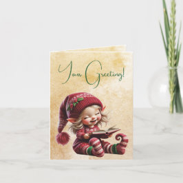 独自のヴィンテージのクリスマス格言物語の作成 シーズンカード