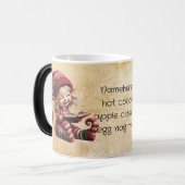 独自のヴィンテージのクリスマス格言物語の作成 モーフィングマグカップ (正面左)