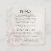 独自のヴィンテージみすぼらしいシックな紙の花を作成 エンクロージャーカード (正面)