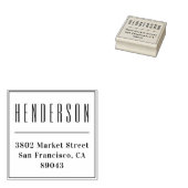 独自のヴィンテージカスタムデコ差出人住所の作成 ラバースタンプ (押印)