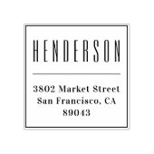 独自のヴィンテージカスタムデコ差出人住所の作成 ラバースタンプ (インプリント)