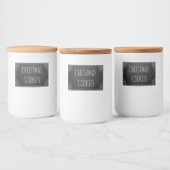 独自のヴィンテージカスタムChalkboardテンプレートの作成 フードラベル (ボトル)