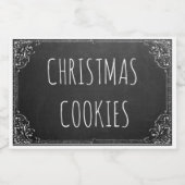 独自のヴィンテージカスタムChalkboardテンプレートの作成 フードラベル (シングルラベル)