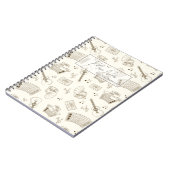 独自のヴィンテージカントリー音楽楽器の作成 ノートブック (左側)