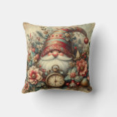 独自のヴィンテージクリスマス格言の作成 クッション (裏面)