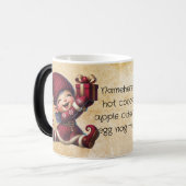 独自のヴィンテージスイートクリスマス格言の作成 モーフィングマグカップ (正面左)